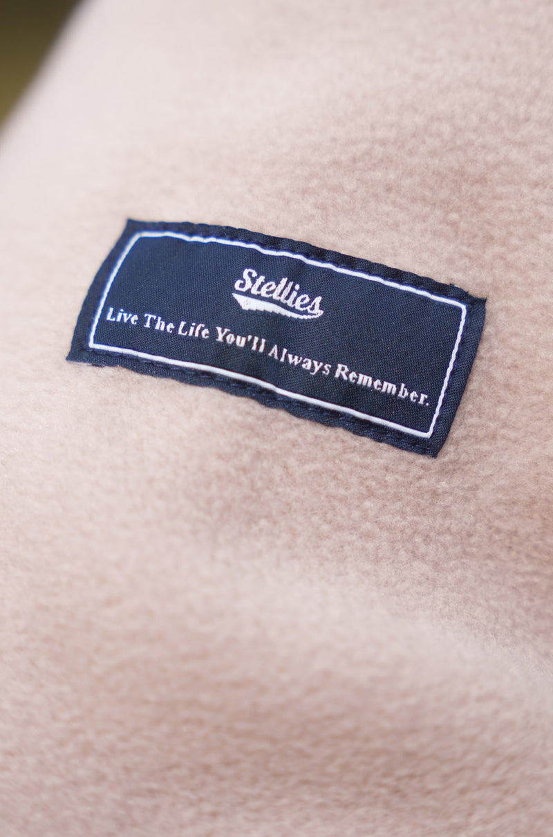 Classic Half Neck Fleece Pullover - Beige