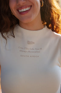 Prestige Boatneck Tank Top - Echru