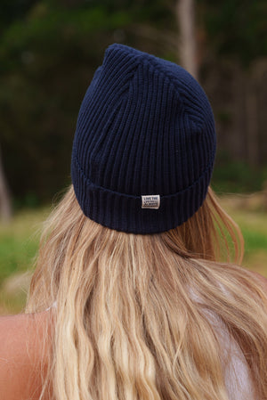 The Adventurer's Beanie in Navy