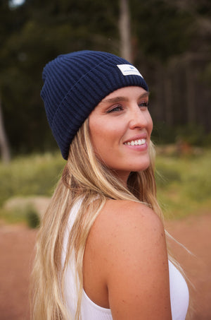 The Adventurer's Beanie in Navy