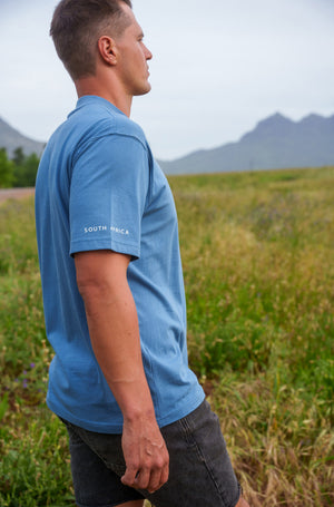 OG Relaxed Tee in Aegean Blue