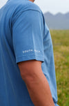 OG Relaxed Tee in Aegean Blue