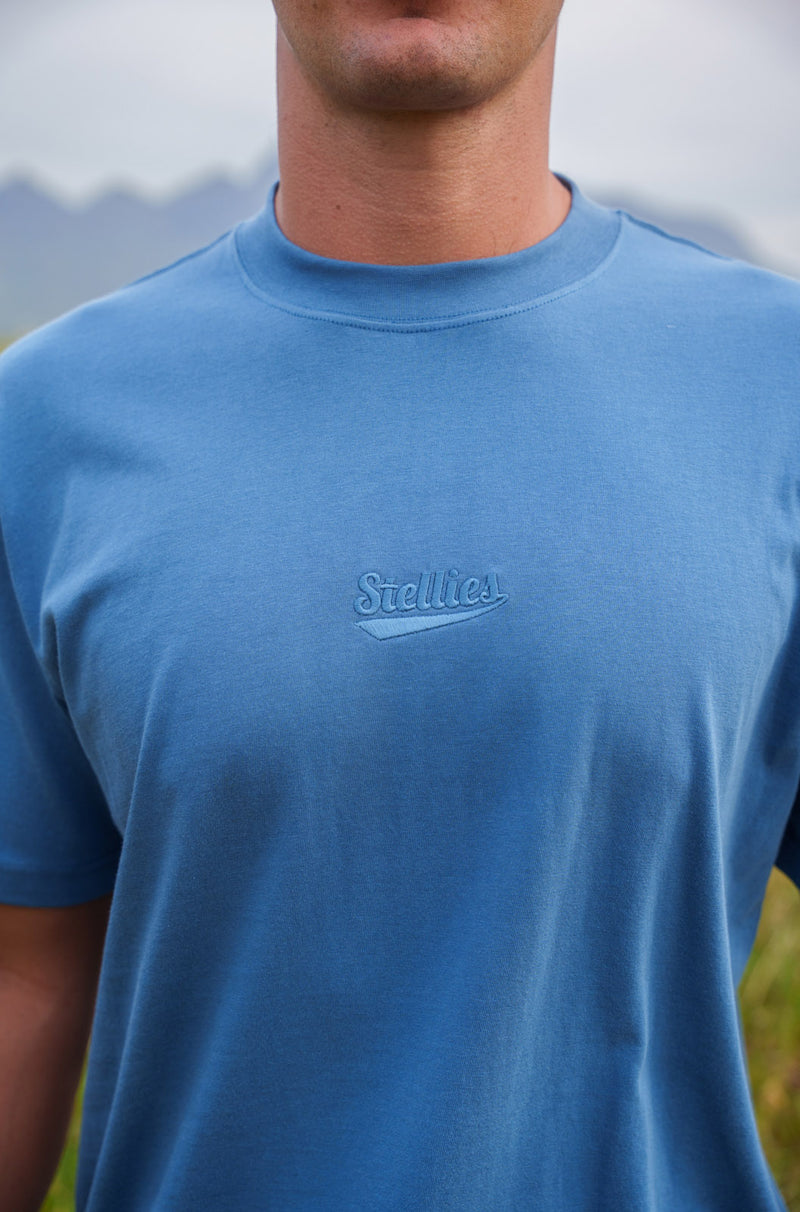 OG Relaxed Tee in Aegean Blue