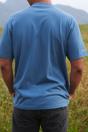 OG Relaxed Tee in Aegean Blue