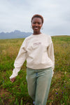 Signature Relaxed Pullover - Creme