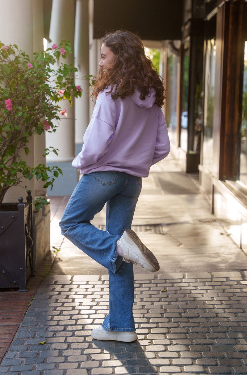 OG Daydreamer Fleece Hoodie in Lilac