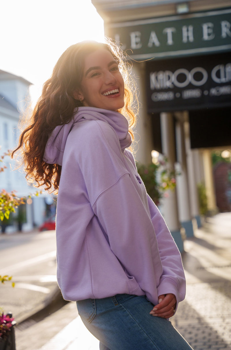 OG Daydreamer Fleece Hoodie in Lilac