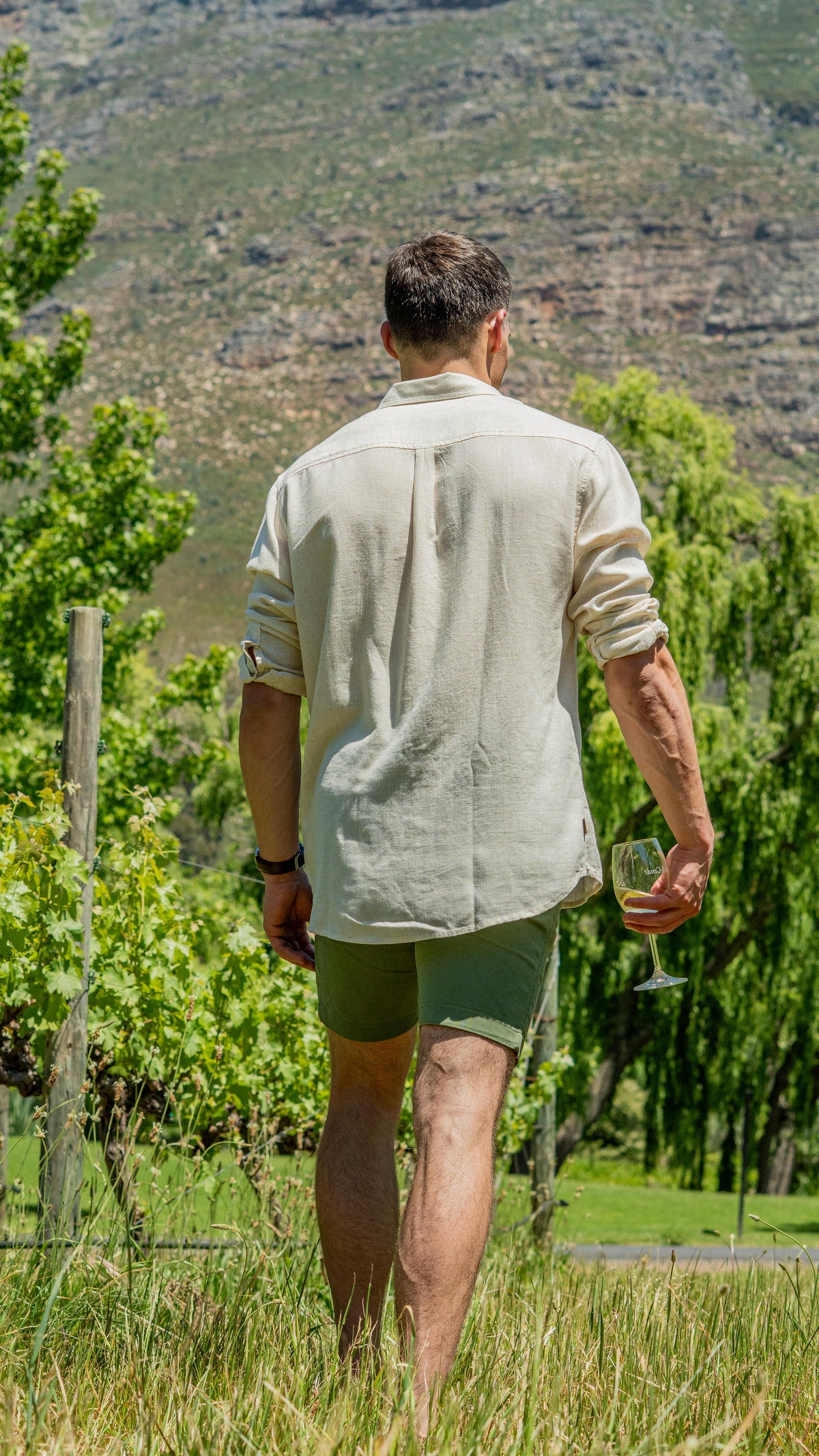 Luxe Linen Shirt in Natural Echru