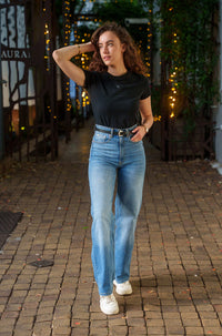 Mícke Tee in Ink Black