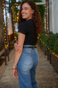 Mícke Tee in Ink Black