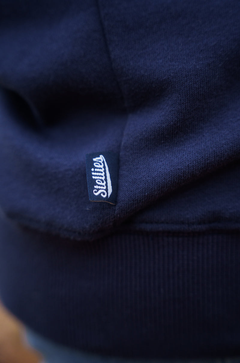 Prestige Relaxed Pullover in Navy