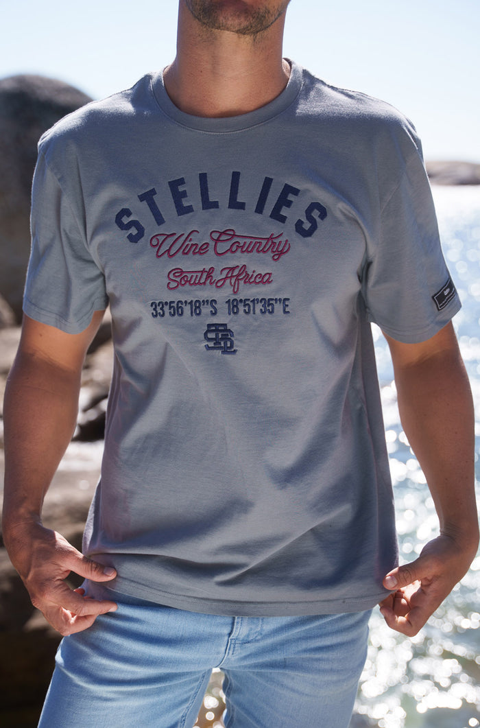 Wine Country T-shirt - Mid-Tone Grey