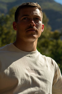 OG Relaxed Tee in Creme