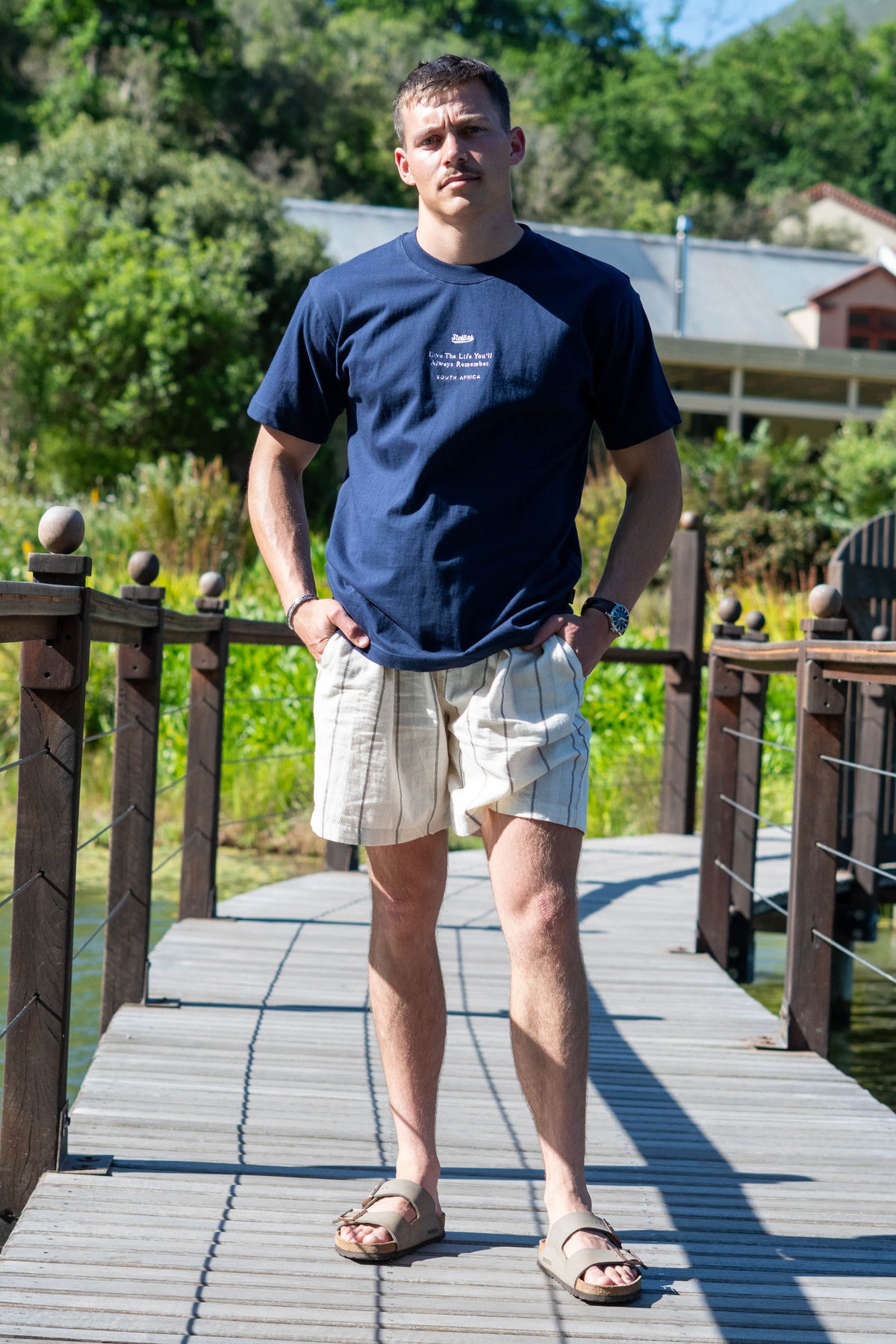 Prestige Tee in Solid Navy