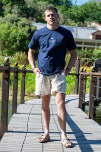 Prestige Tee in Solid Navy