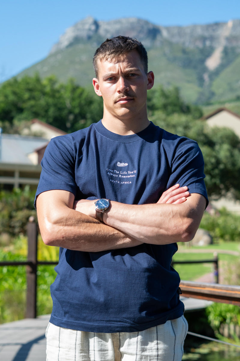 Prestige Tee in Solid Navy