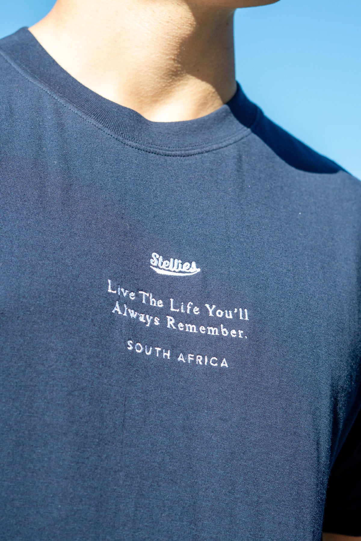 Prestige Tee in Solid Navy