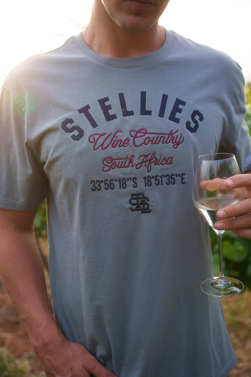 Wine Country T-shirt - Mid-Tone Grey