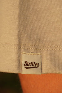 Africa Doodle Relaxed Tee in Taupe