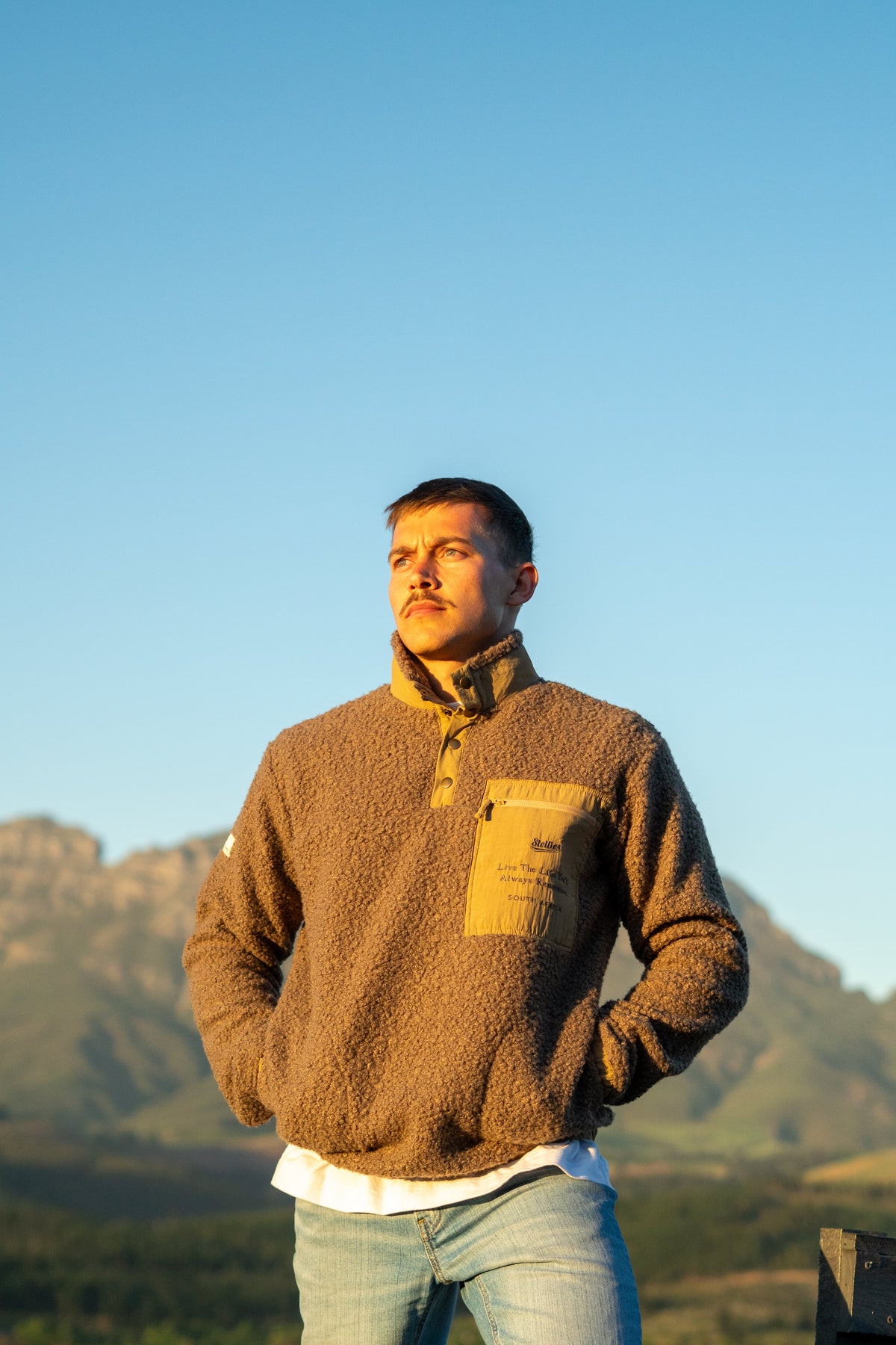 Unisex Popper in Mocca