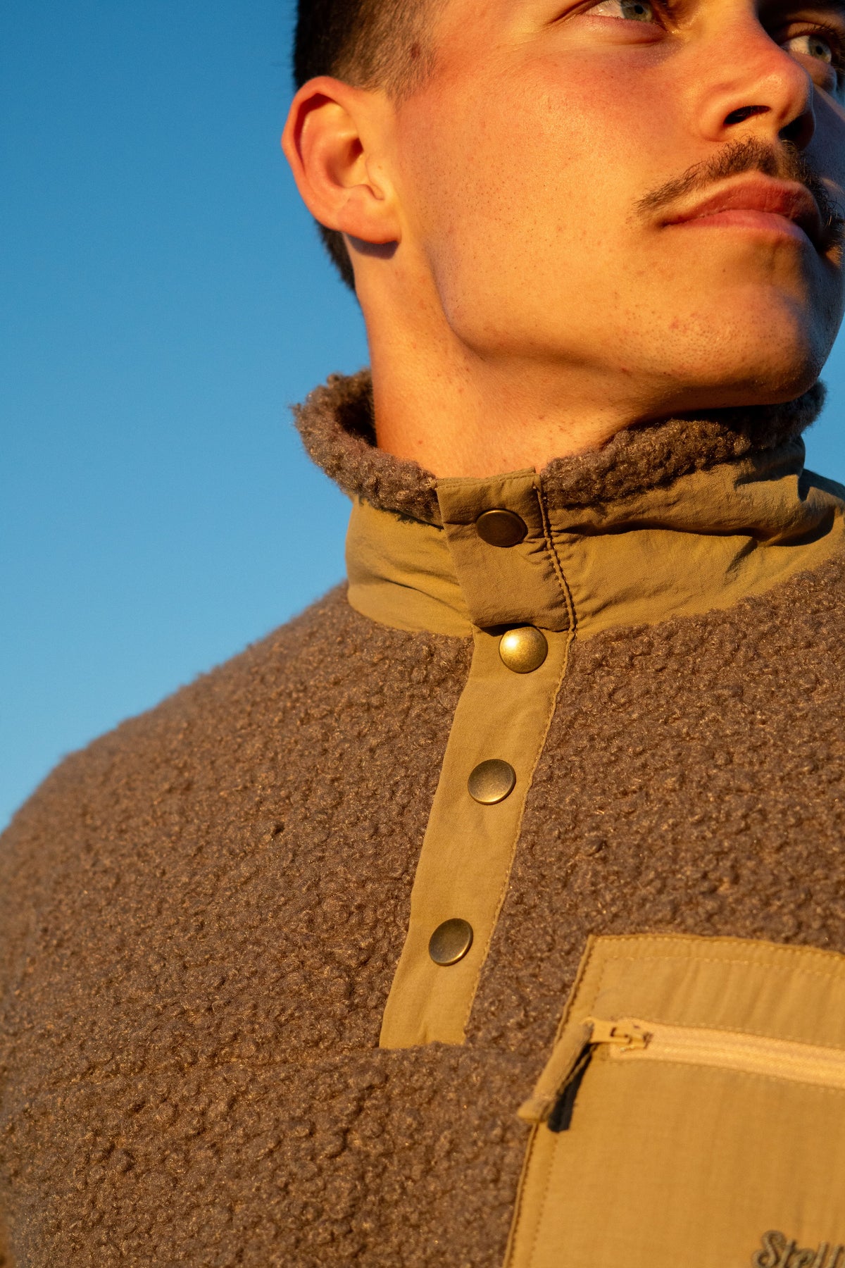 Unisex Popper in Mocca