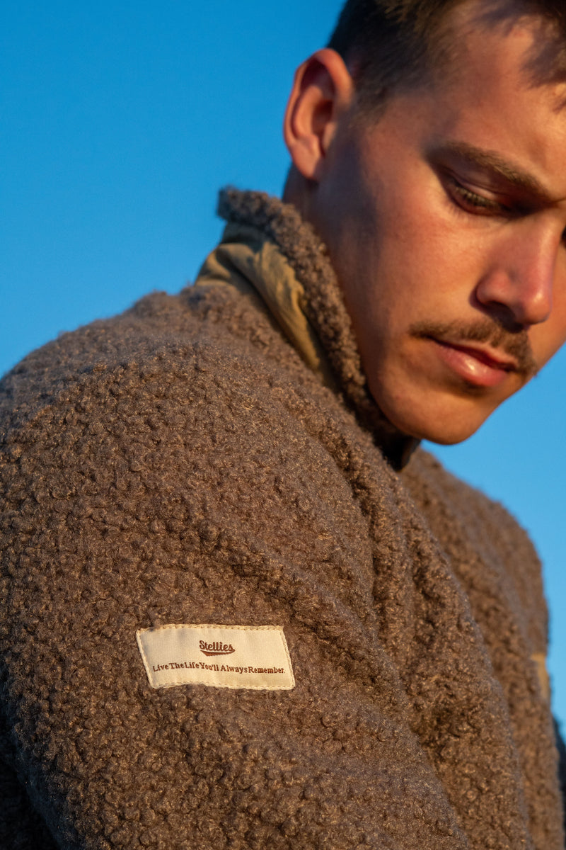 Unisex Popper in Mocca