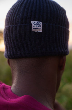 The Adventurer's Beanie in Navy