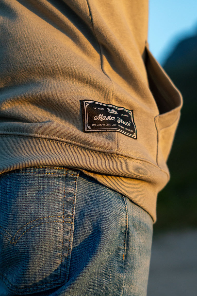 The Luxe Zip-Up Fleece Hoodie in Fern Green