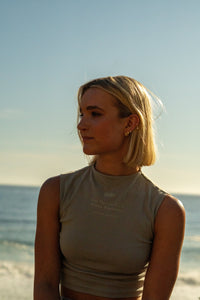 Prestige Boatneck Tank Top in Fern Green