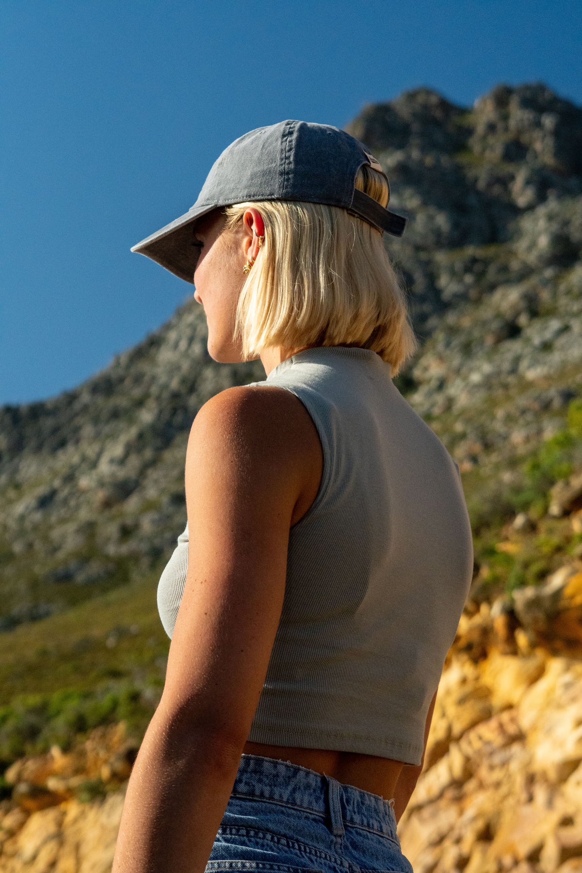 Prestige Boatneck Tank Top in Fern Green