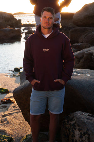 Heritage Hoodie in Burgundy