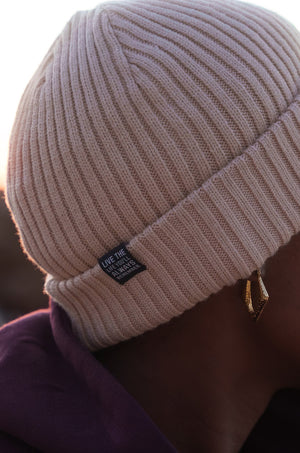 The Fisherman's Beanie in Creme