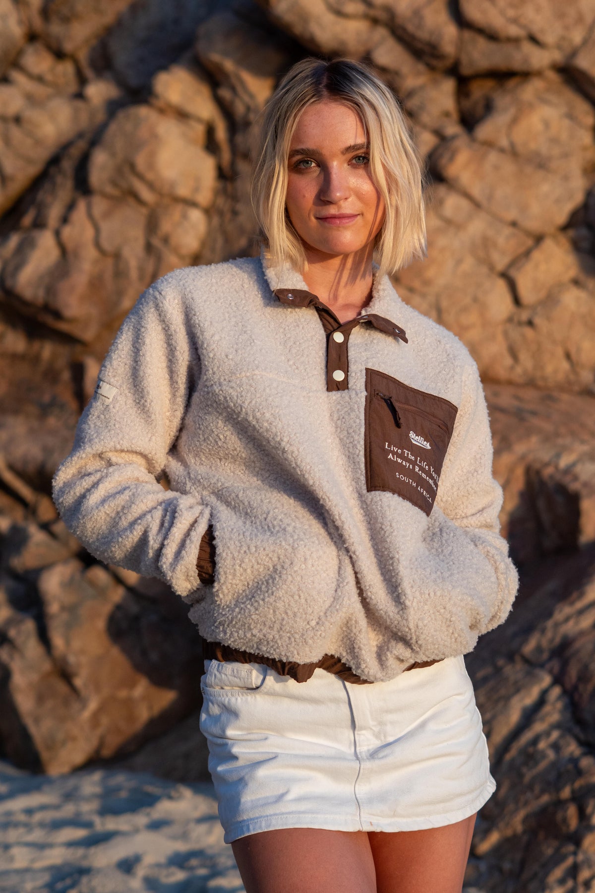 Unisex Popper in Oatmilk