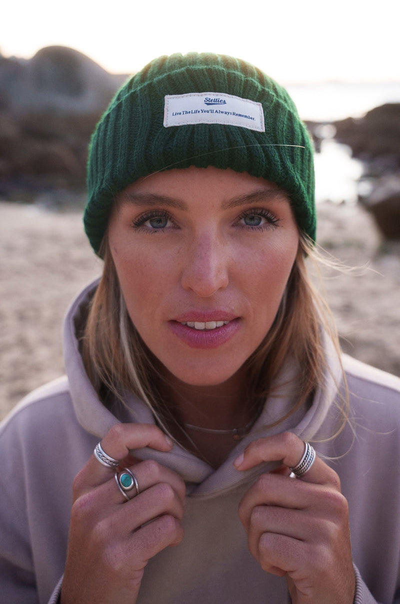 Fisherman's Beanie - Bottle Green