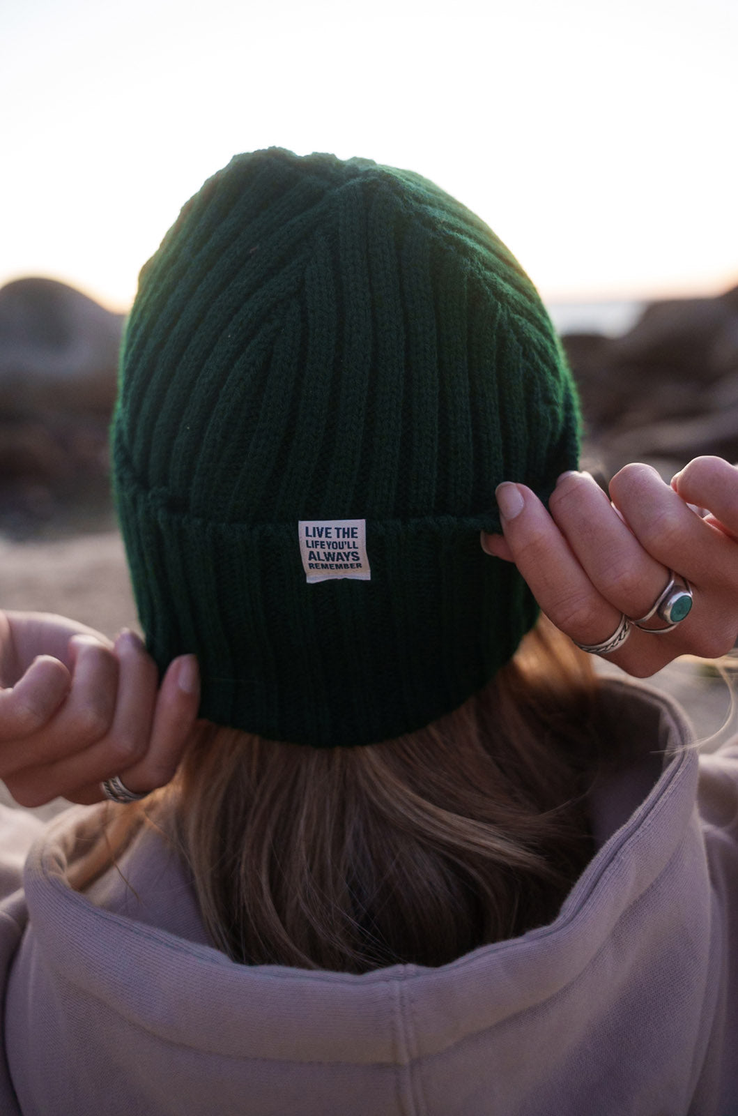 Fisherman's Beanie - Bottle Green
