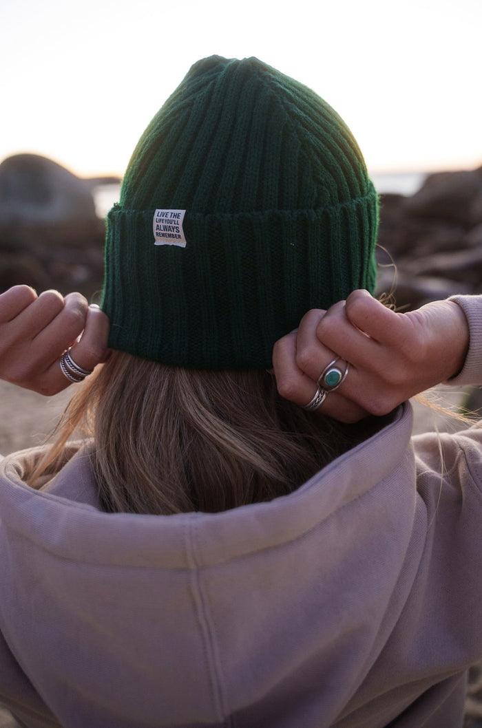 Fisherman's Beanie - Bottle Green