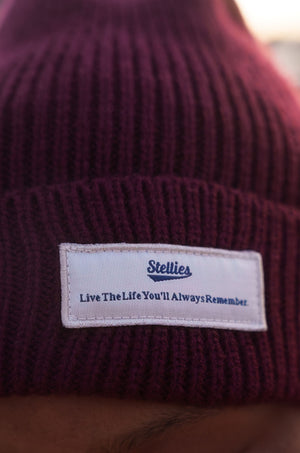 The Adventurer's Beanie in Burgundy