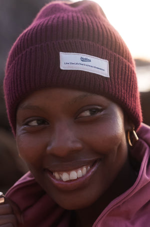 The Adventurer's Beanie in Burgundy