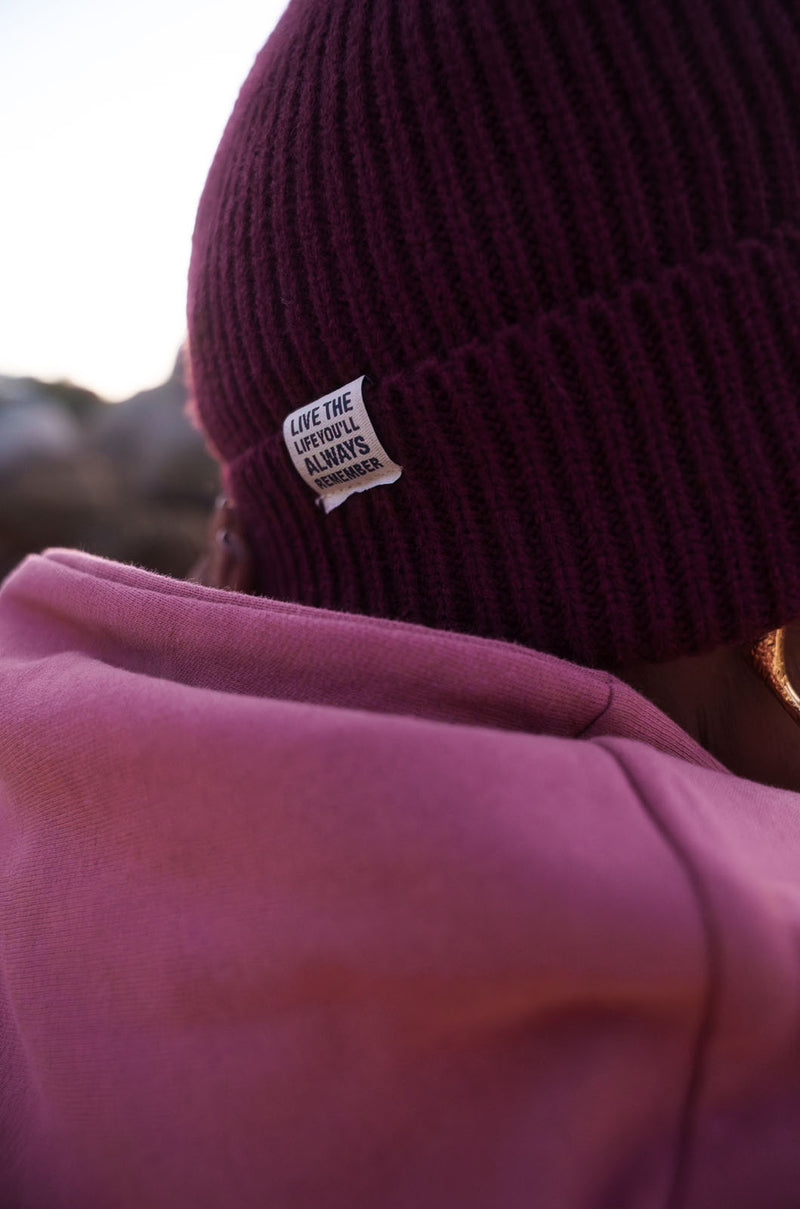 Adventurer's Beanie - Burgundy