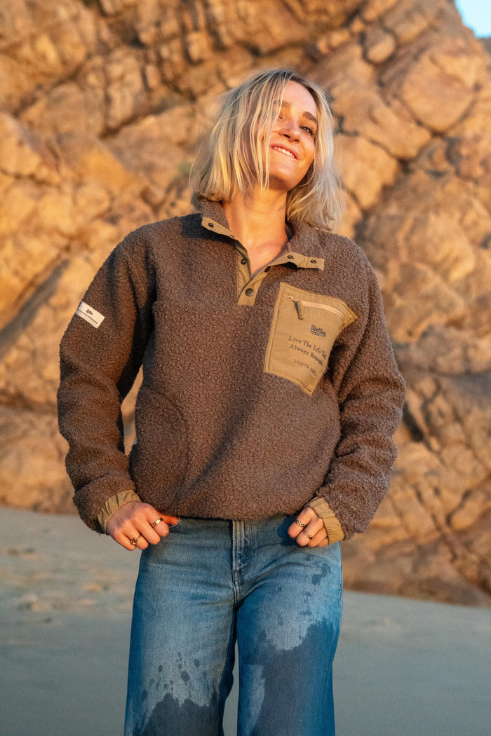 Unisex Popper in Mocca