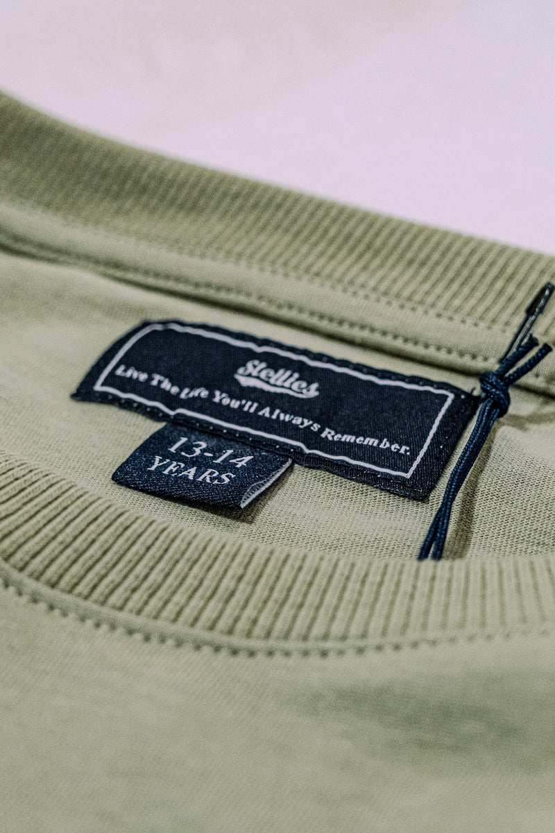 Kids Tee in Spanish Moss