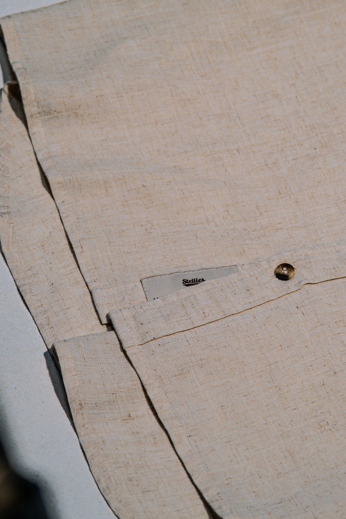 Luxe Linen Shirt in Natural Echru