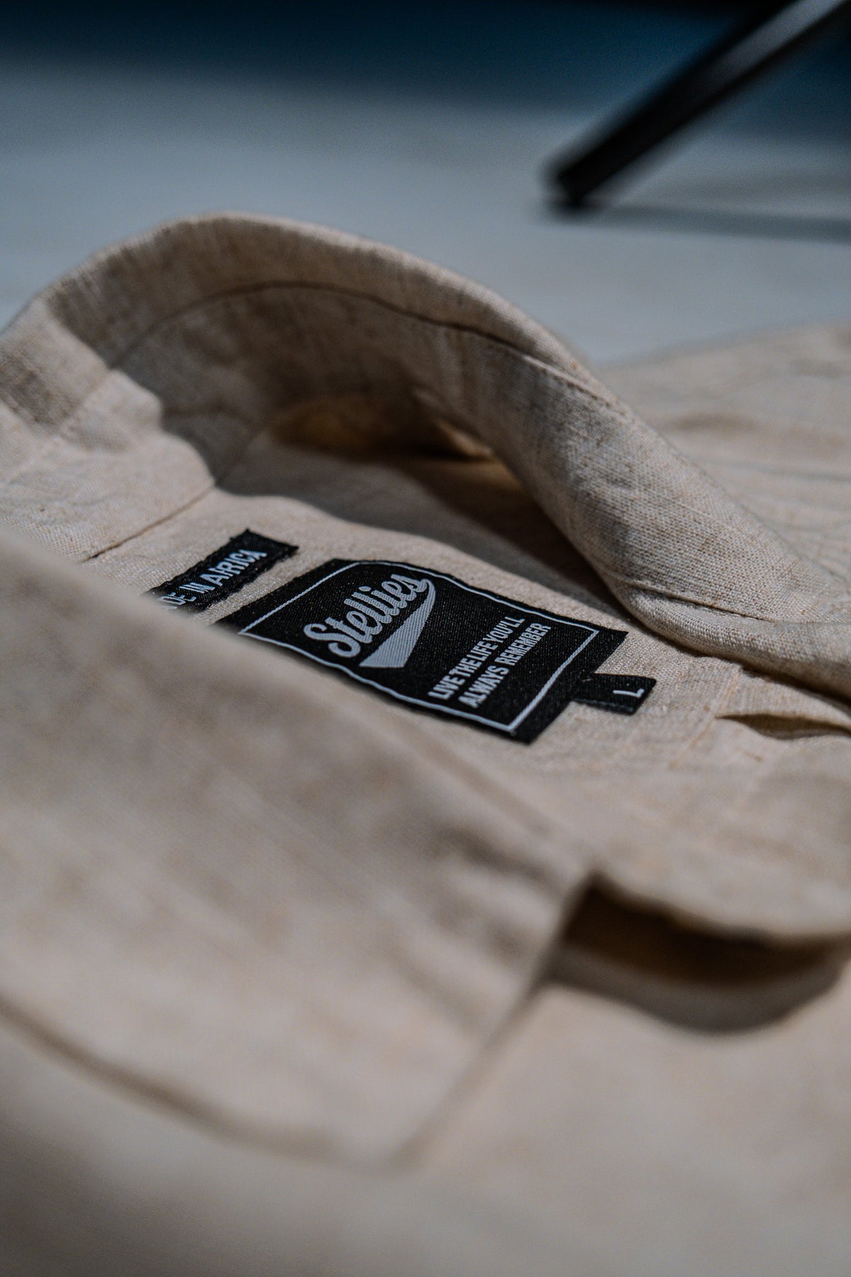 Luxe Linen Shirt in Natural Echru