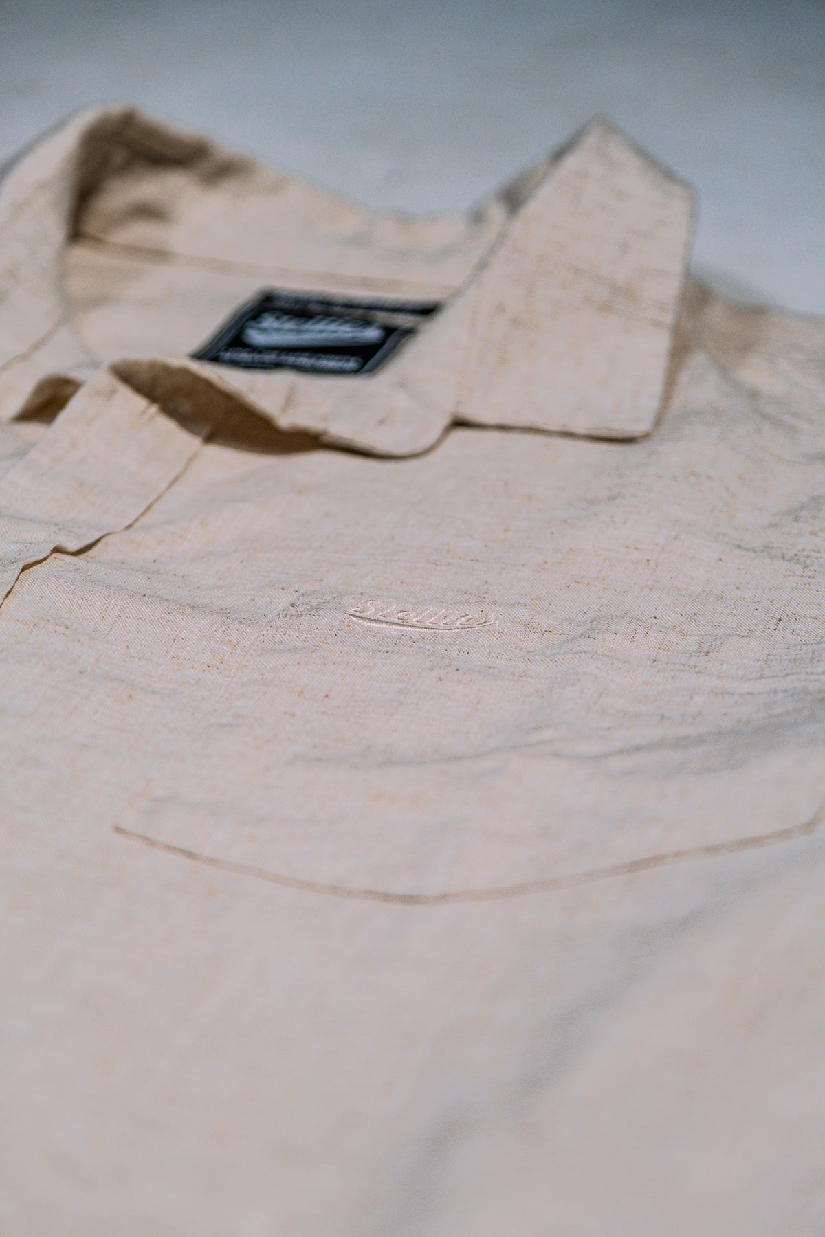Luxe Linen Shirt in Natural Echru