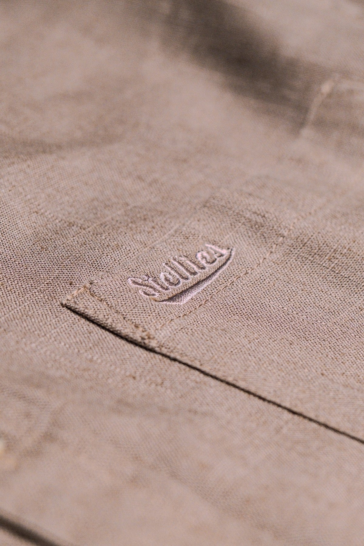 Luxe Linen Shirt in Café