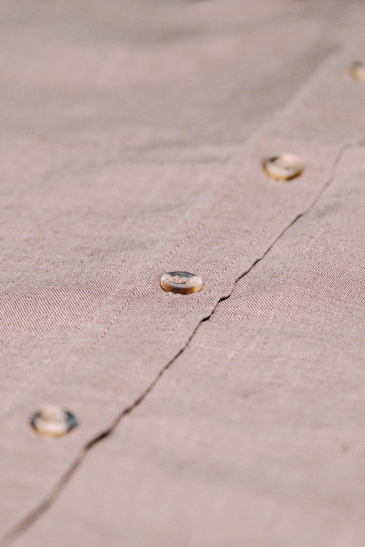 Luxe Linen Shirt in Café