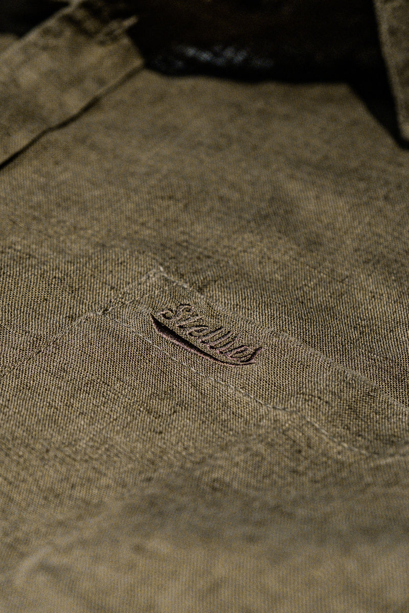 Luxe Linen Shirt in Olive