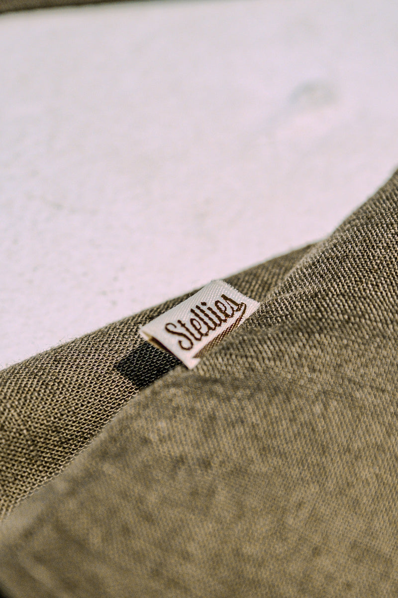 Luxe Linen Shirt in Olive