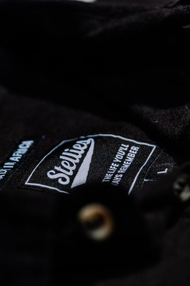 Luxe Linen Shirt in Ash Black