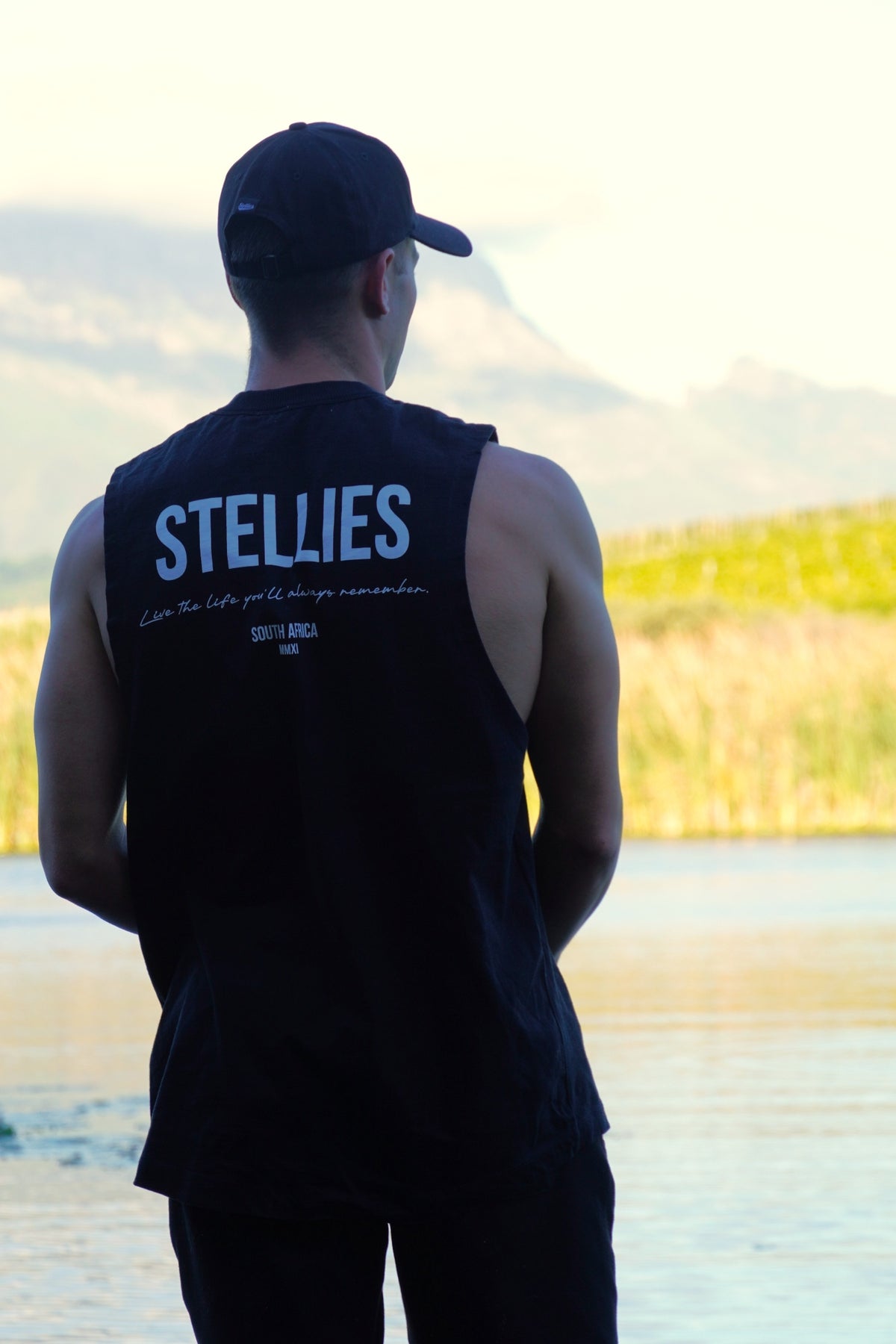 Men's Muscle Tank in Monochrome